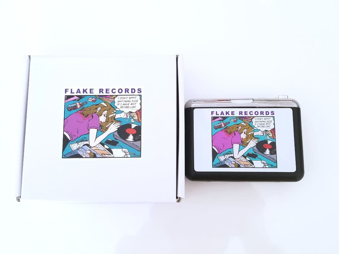 FLAKE RECORDS♡極美品！動作品カセットプレーヤー