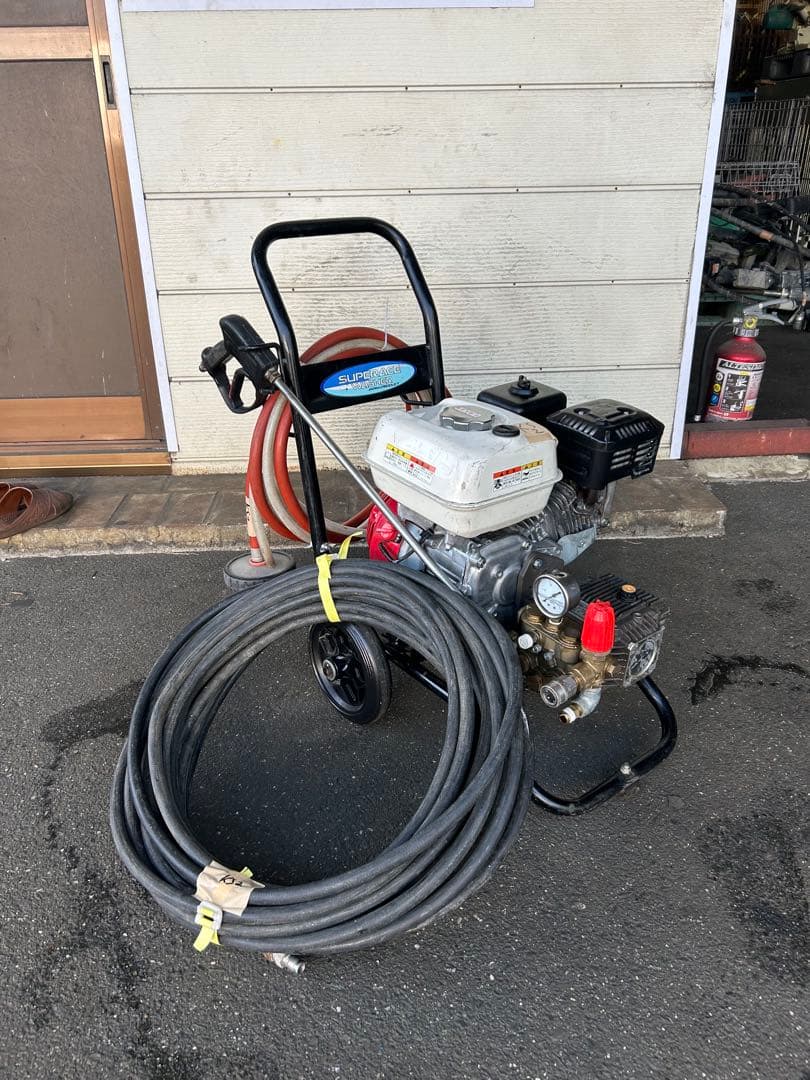 KS2★スーパー工業 エンジン式高圧洗浄 SEC-1310-2N-TA セット