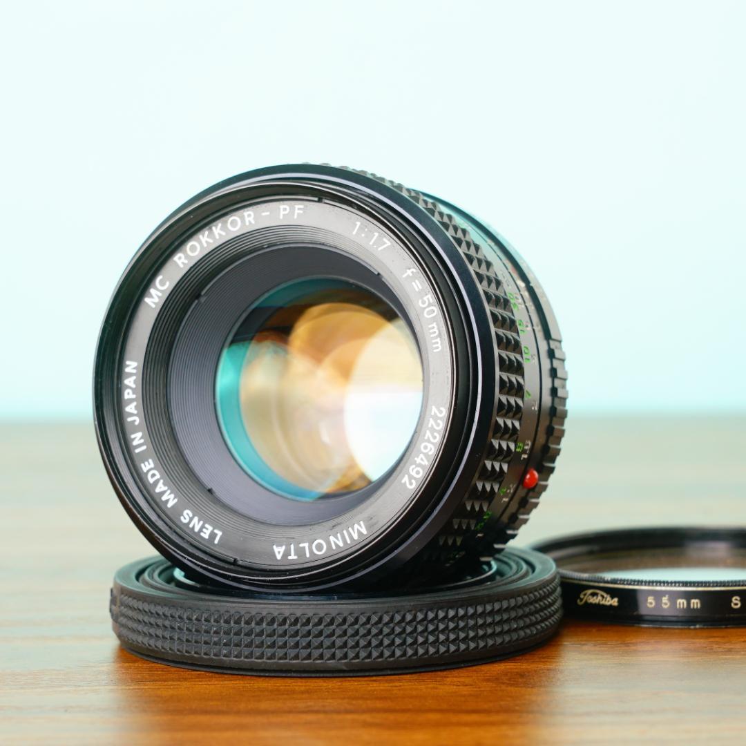 ミノルタ MC ROKKOR-PF 50mm f1.7 オールドレンズ 92