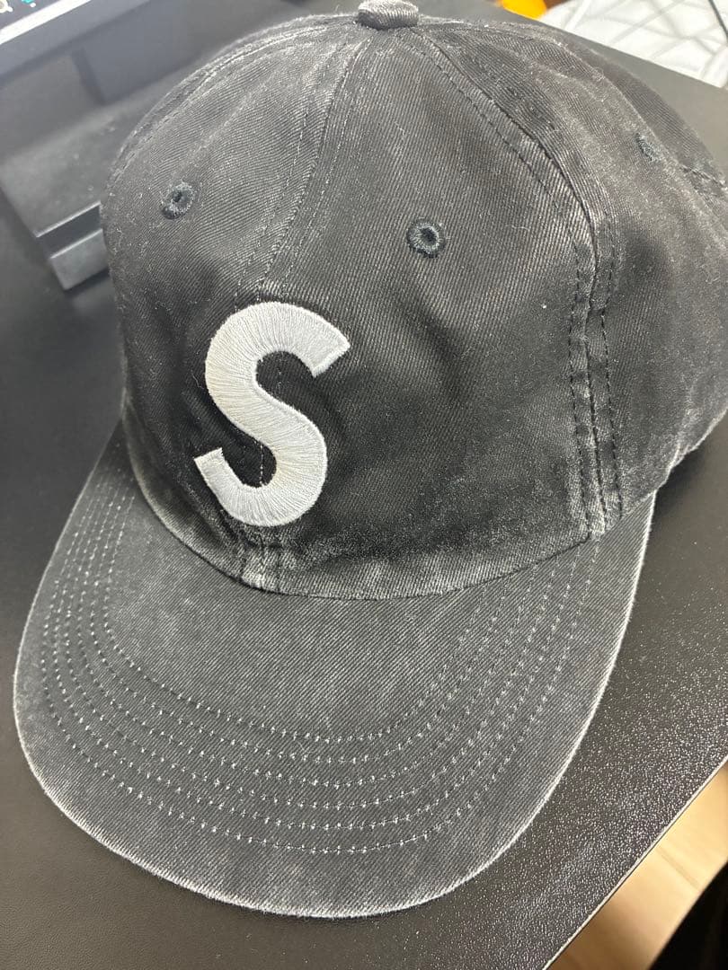 帽子 Pigment Coated 2-Tone S Logo 6-Panel