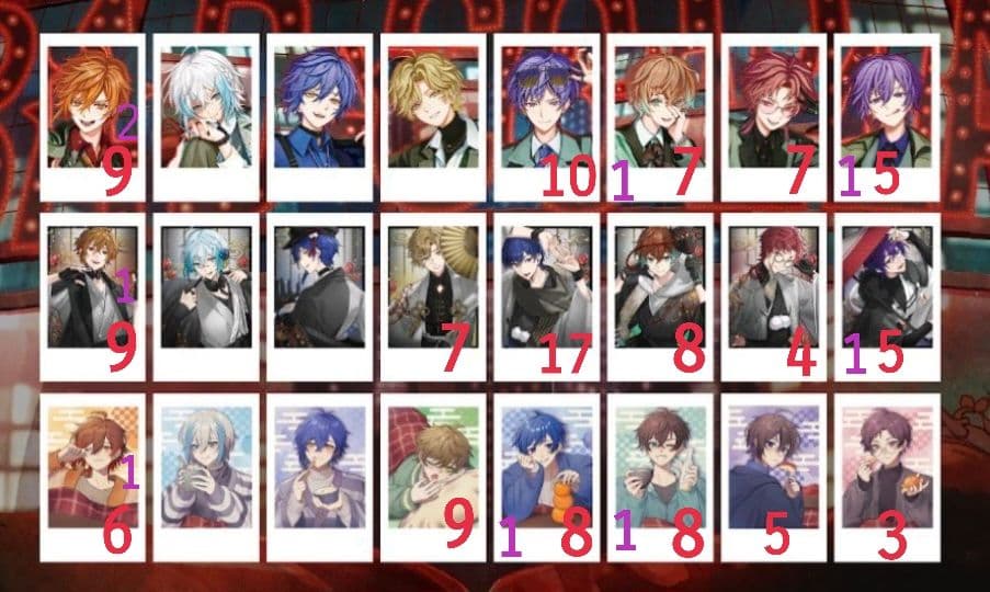 〘BAD COLLAR〙バカラ チェキ風トレカ バラ売り可