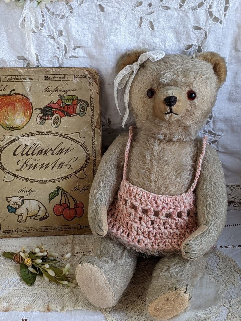 【j】アンティークベア　アンティークテディベア　ハーマン