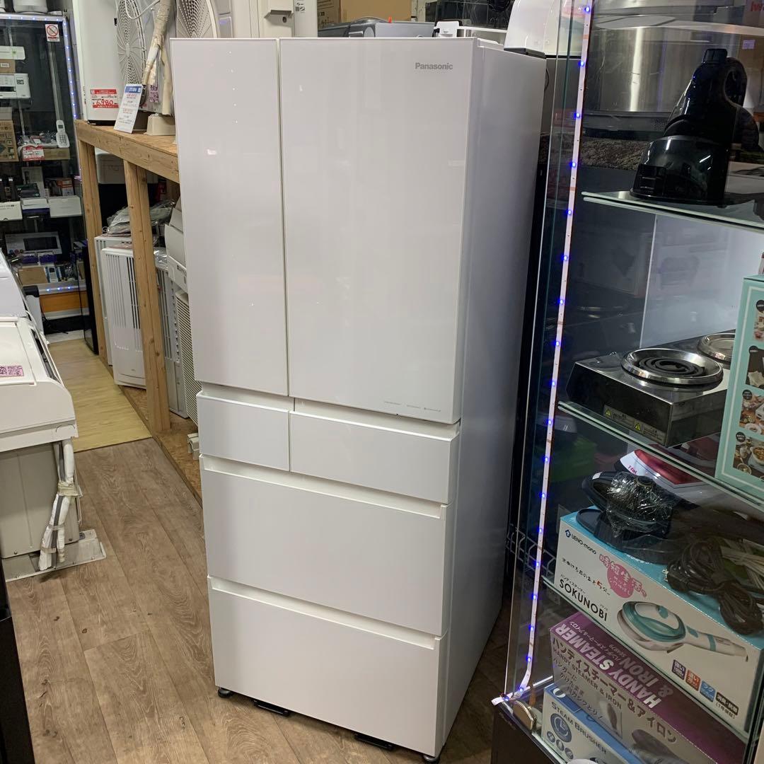 2022年製　パナソニック　6ドア冷蔵庫　450L NR-SPF458X-W
