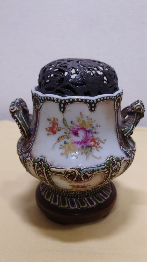 香炉　純銀火屋