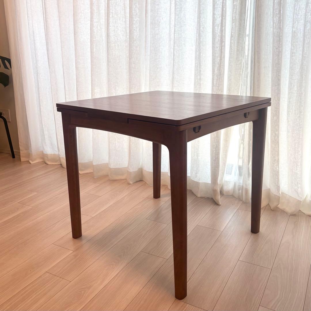 unico トリト TRITO ダイニングテーブル 伸長式 ウォールナット