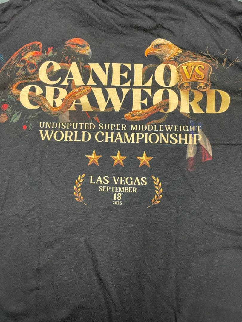 カネロvsクロフォードグラフィックTシャツ