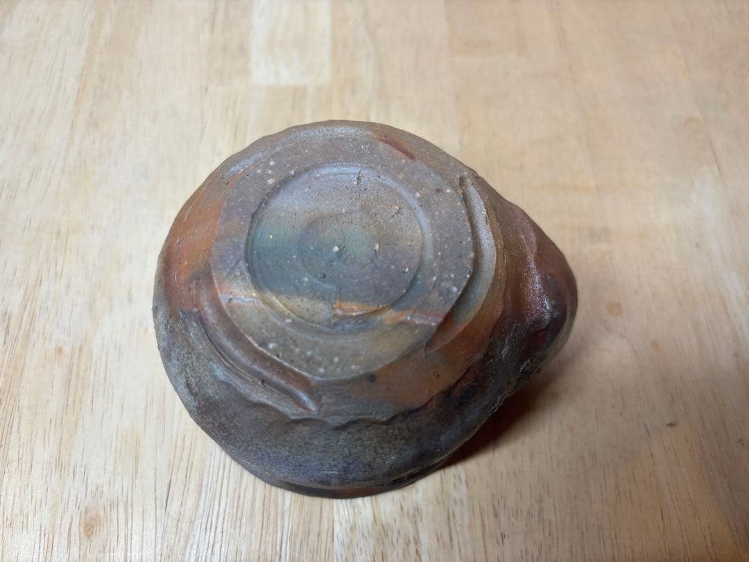 ㊺備前焼 宝瓶 登り窯 梅 うめ ウメ 手びねり 急須