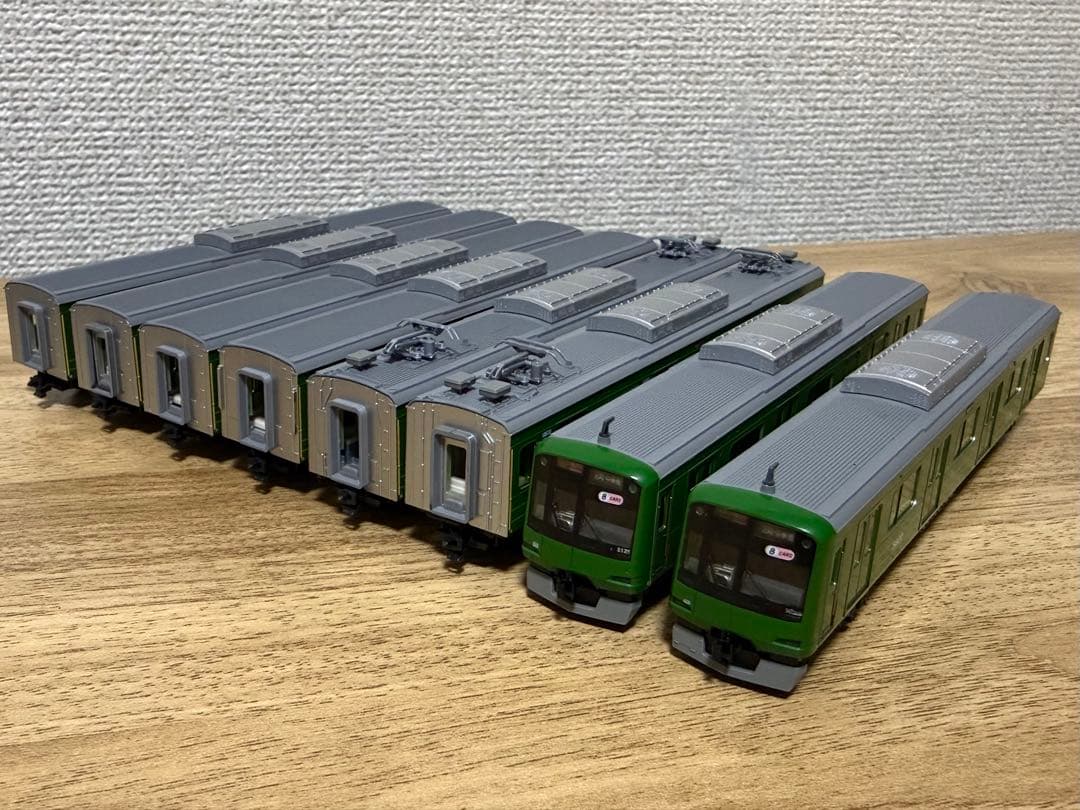 KATO 10-1456 東急5000系青ガエルラッピング編成 8両 現行塗装