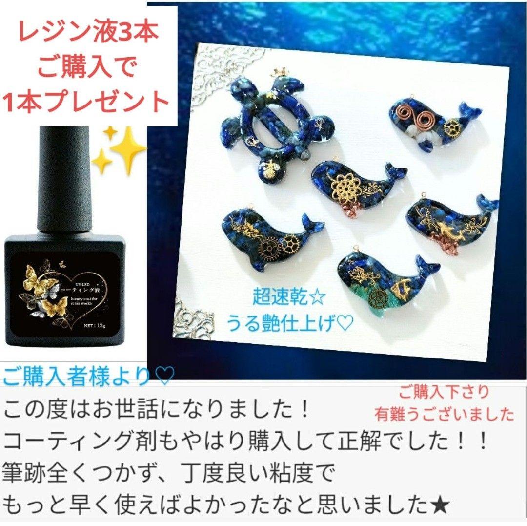 専用レジン液 ユキハナ6本、フルール4本、コーティング剤付き✩.*˚