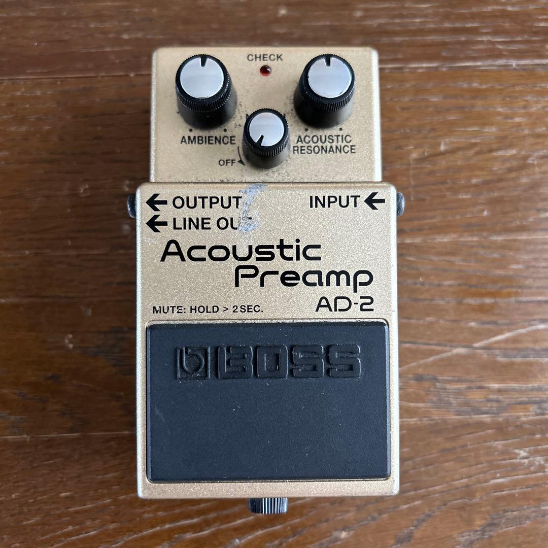 ギター BOSS Acoustic Preamp AD-2