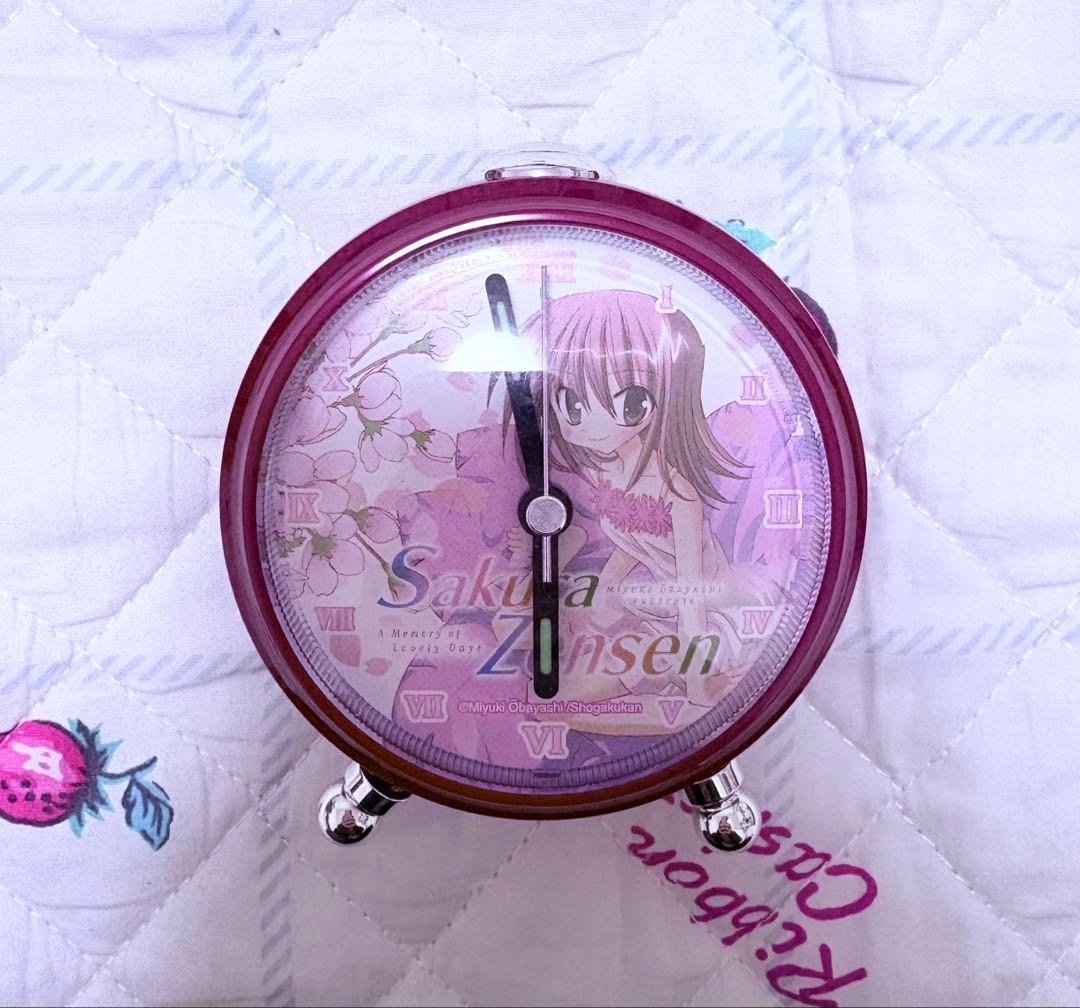 おおばやしみゆき「さくら前線」アラーム時計 ちゅちゅ