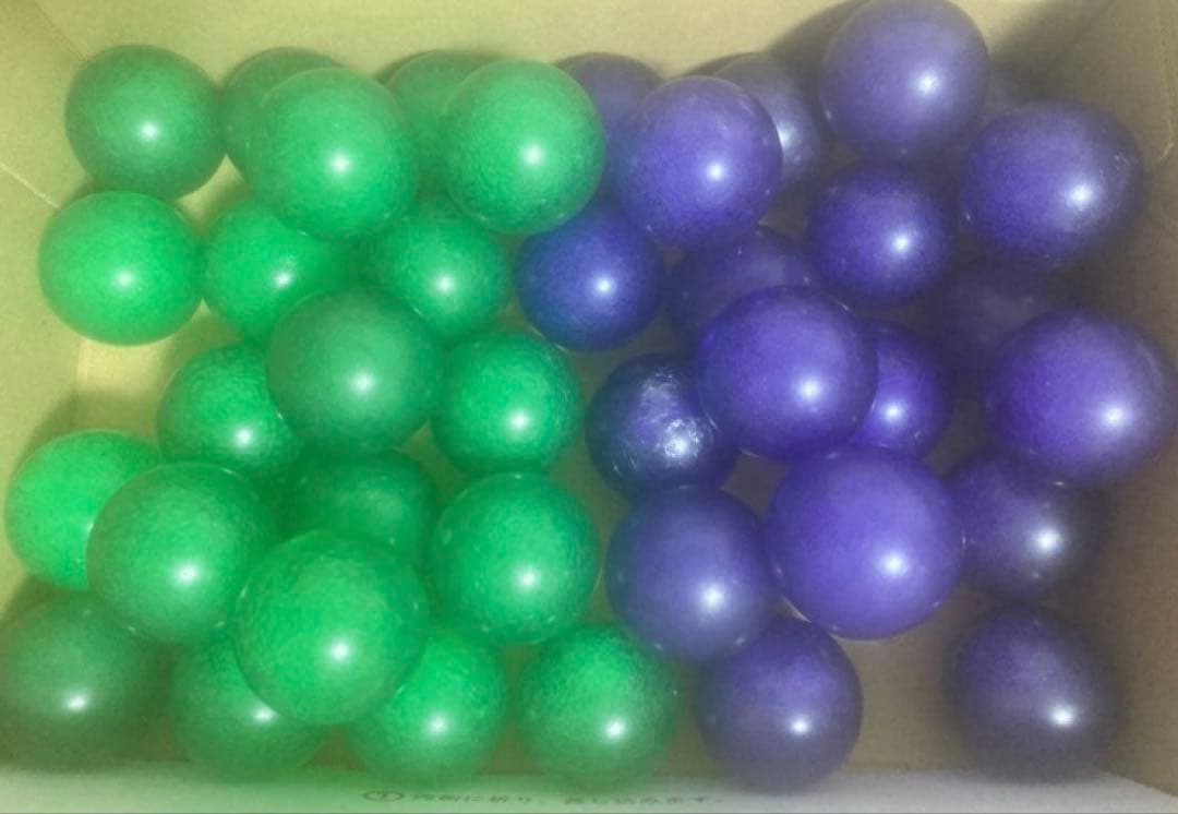 メダルゲーム 【1台分】 アラビアンジュエル ボール パープルグリーン 各20球