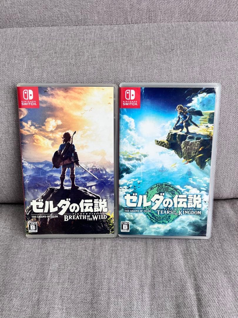 ゼルダの伝説 ティアーズオブザキングダム ブレスオブザワイルド 2個セット