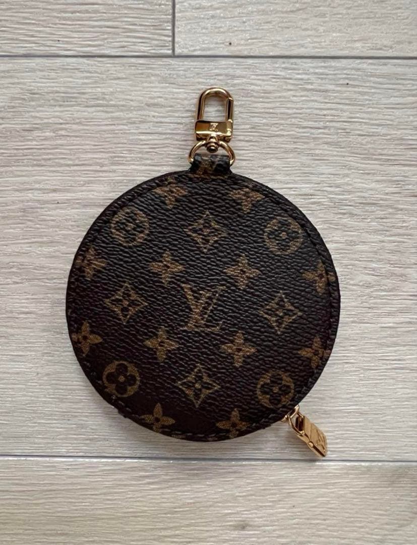 【美品】ルイヴィトン ショルダーストラップ ケース モノグラム カーキ