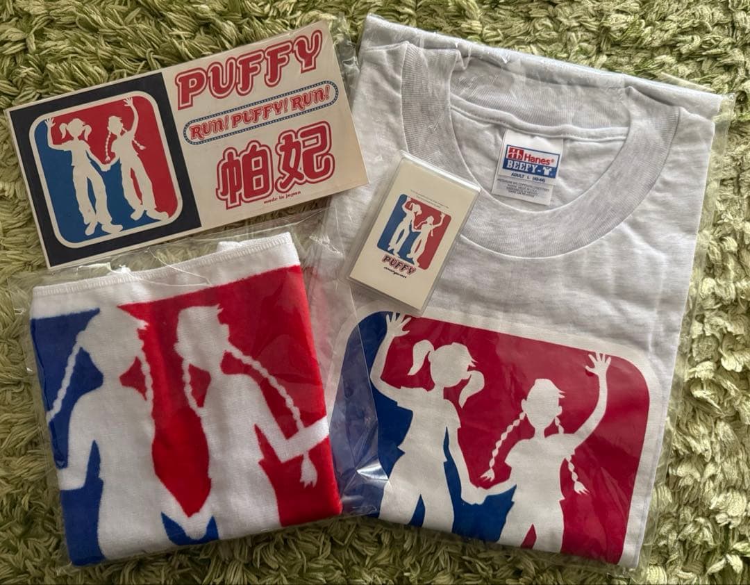 PUFFY パフィー NPAグッズセット Tシャツサイズ＝L 未開封