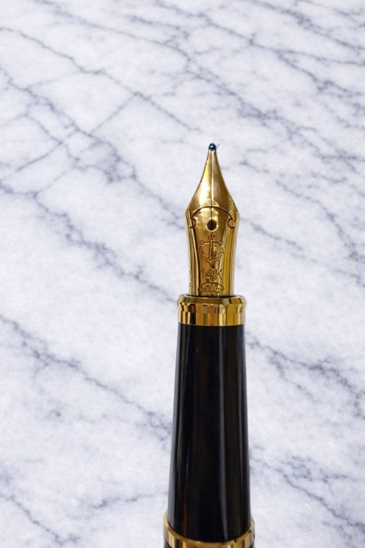 セーラー万年筆 プロフィットシリーズブラックゴールド 14Kペン先　箱説明書付き