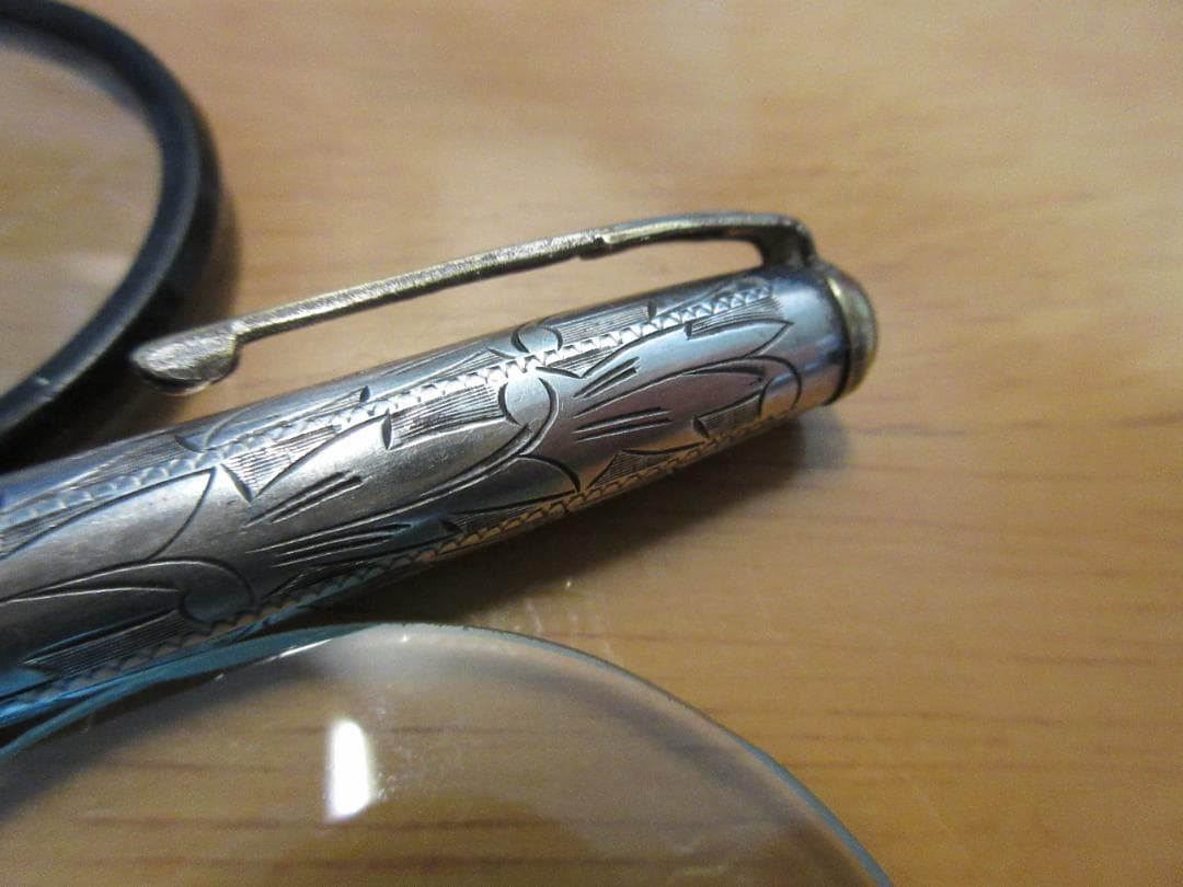 [山崎商店] ホシエス 唐草 銀軸 二色 シャープペンシル 1.1mm