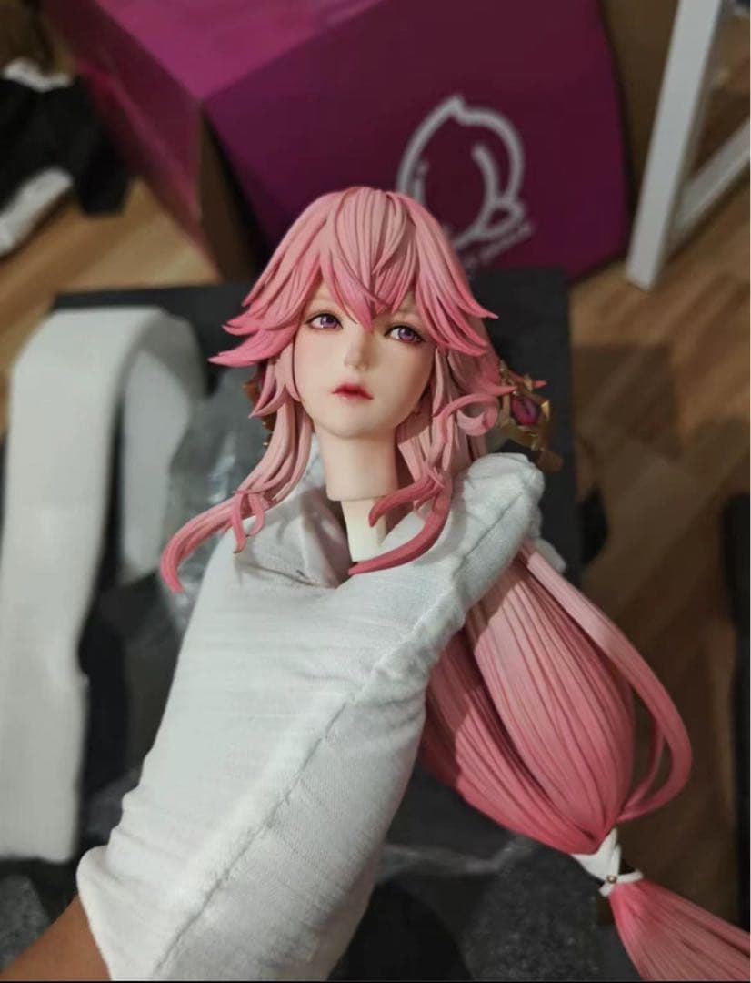 原神  八重神子 Honey peach水着版フィギュアガレージキットスタチュー