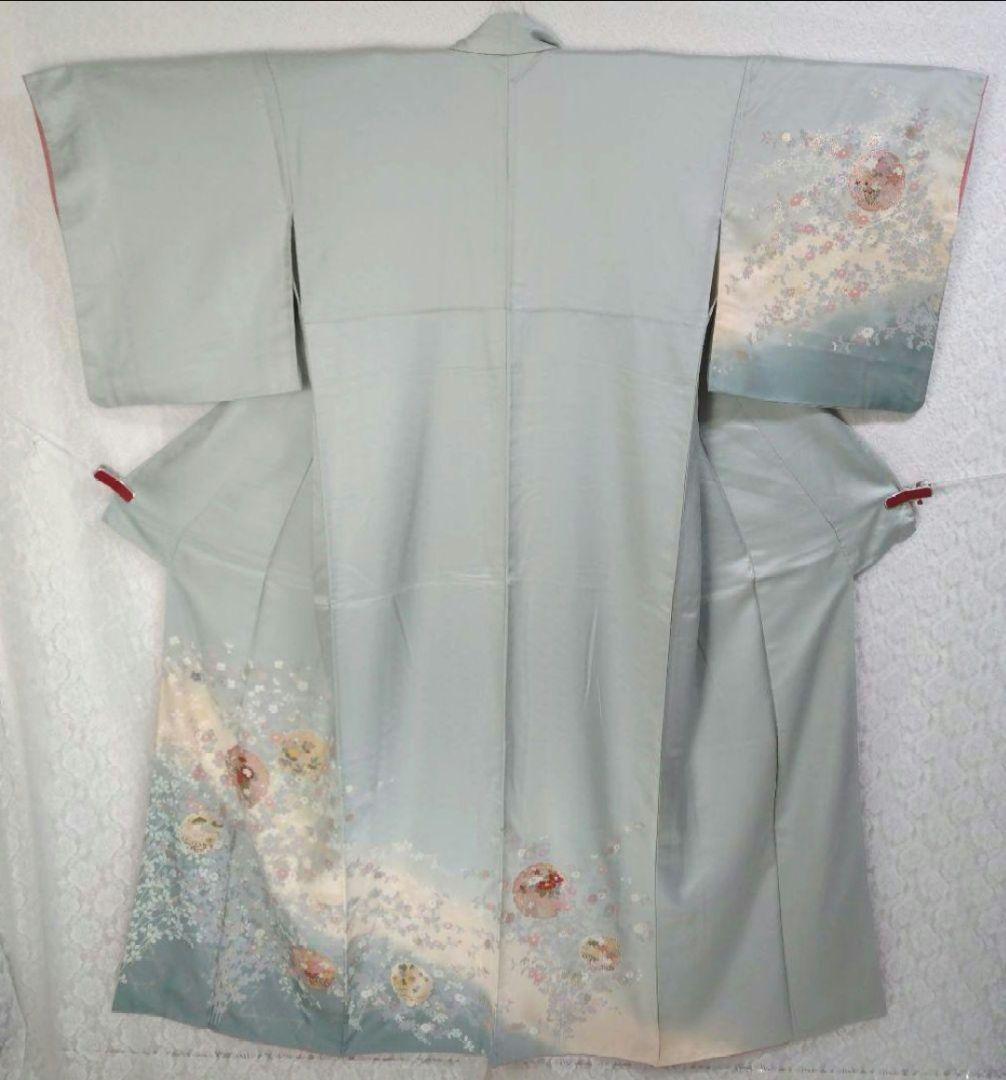 Mの正絹 訪問着 4点 フルセット 入学式 卒業式 結婚式 お宮参り