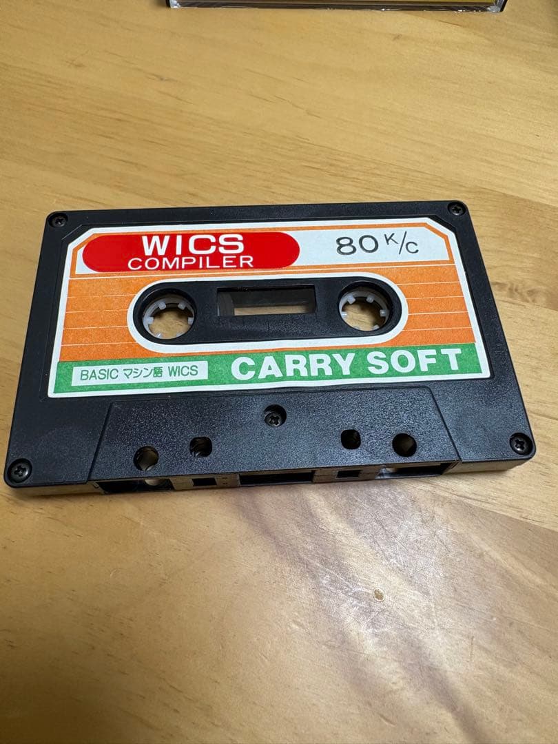 WICS COMPILER カセットテープ CARRY SOFT