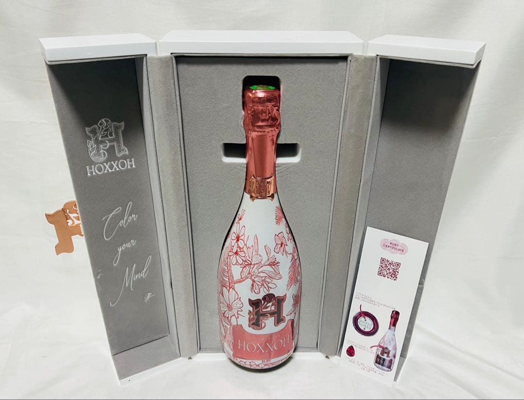 HOXXOH オックス ルビー　ロゼ　ルミナス　シャンパンボトル　箱付　未開封
