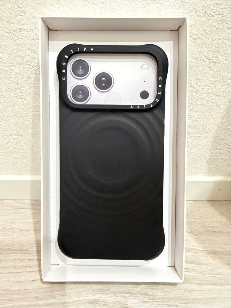 Casetify iPhone 17 Pro Max シリコンケース ブラック