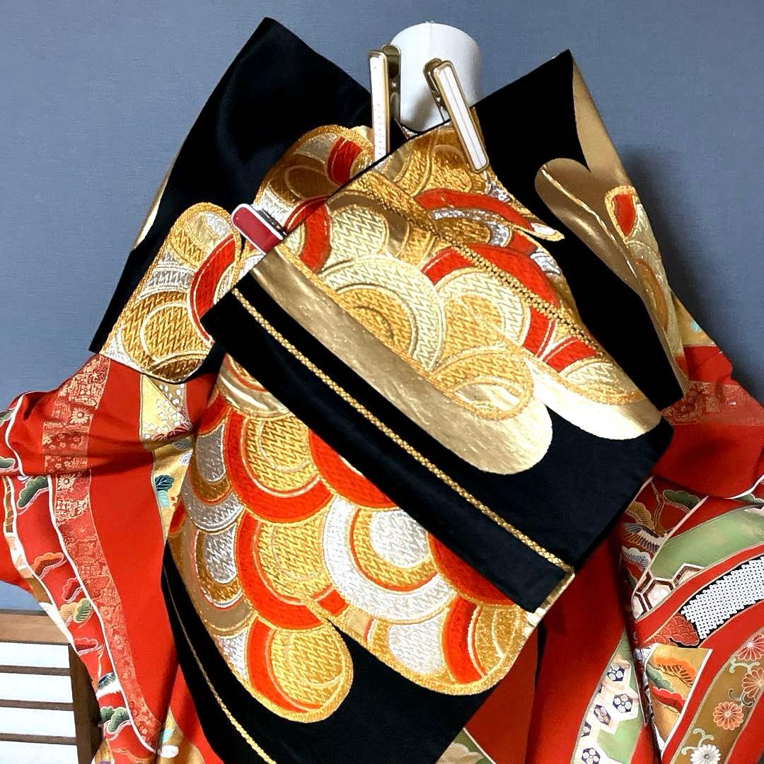 振袖フルセット　高身長　桂由美　手描き友禅　成人式振袖　振袖　裄丈70