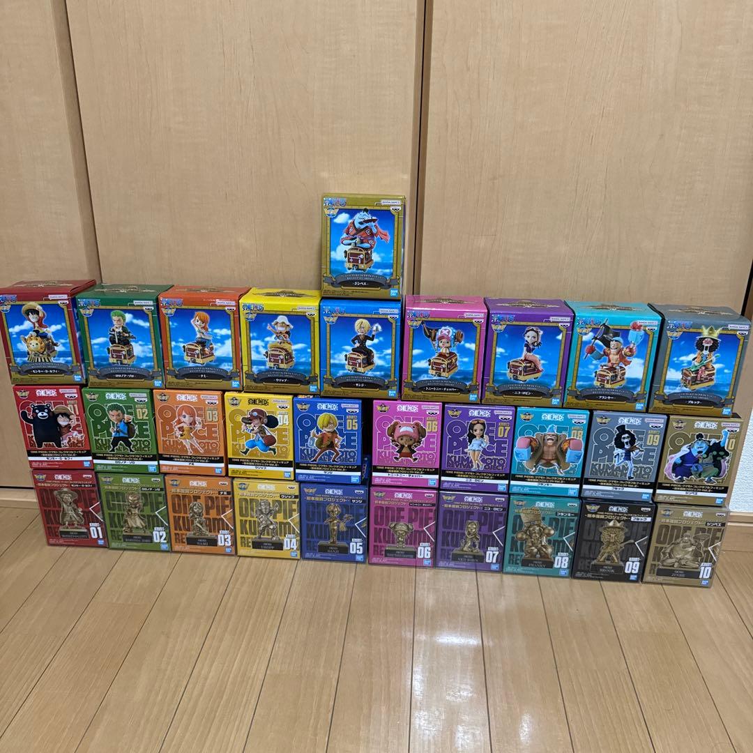 ワールドコレクタブルフィギュア　熊本復興vol.1.2 麦わらStoreセット