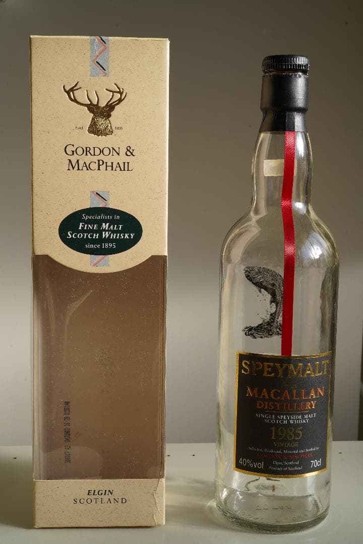 GMマッカラン 1985空き瓶