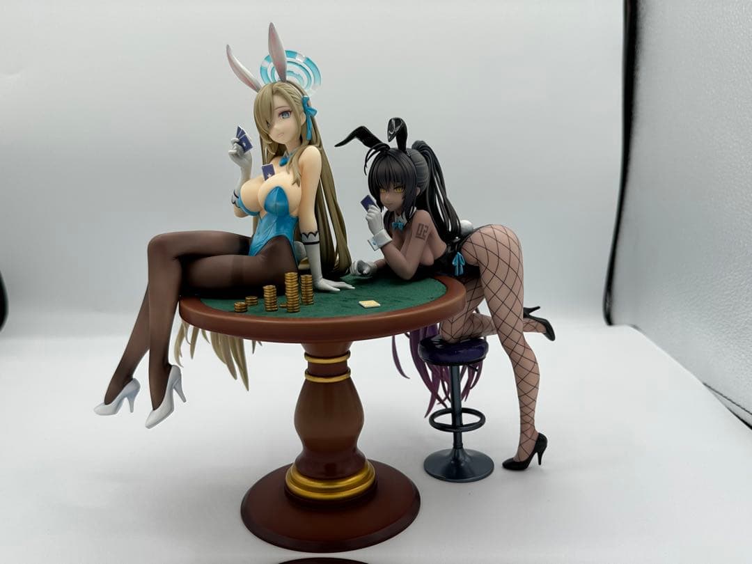 ブルアカ　一之瀬アスナ・角楯カリン　バニーガール　フィギュア