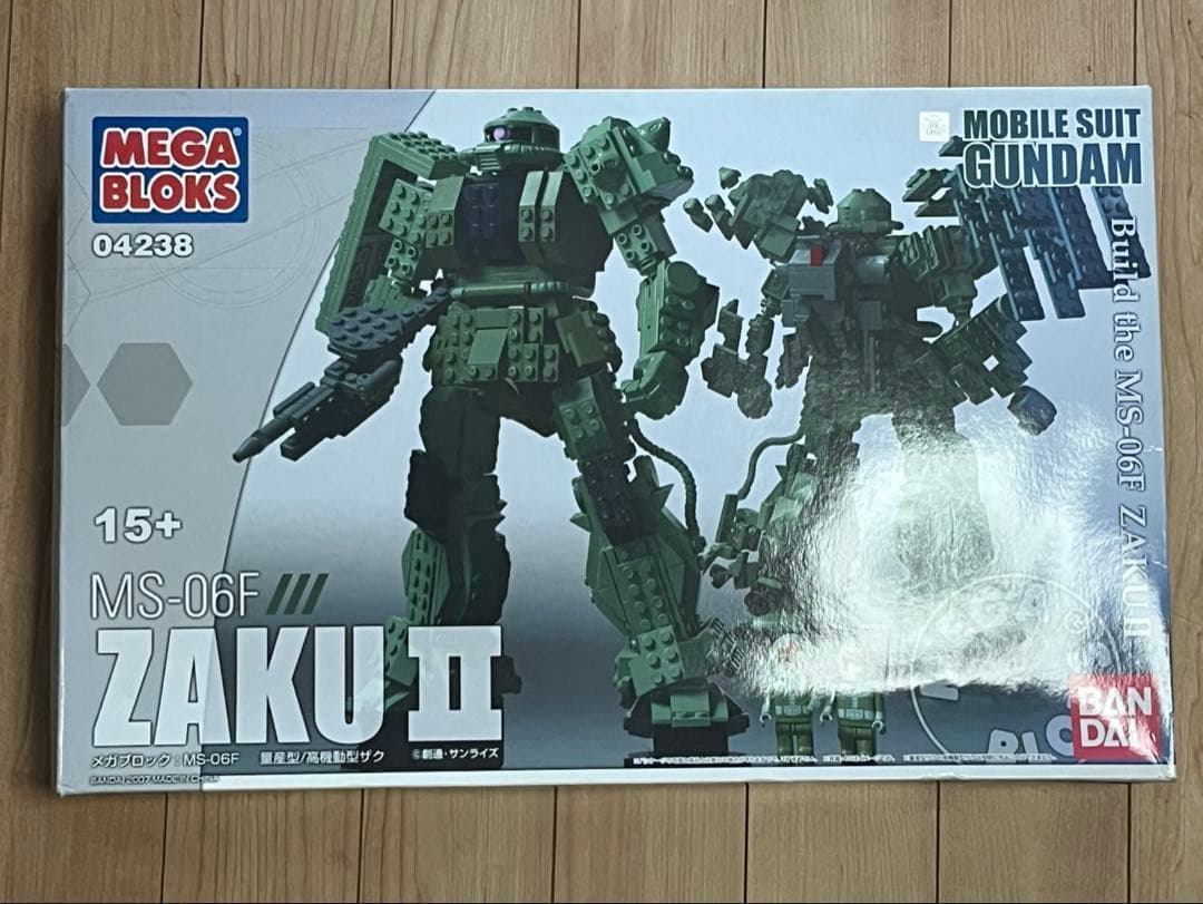 【希少・絶版】メガブロック MS-06F ザクII 機動戦士ガンダム　プラモデル