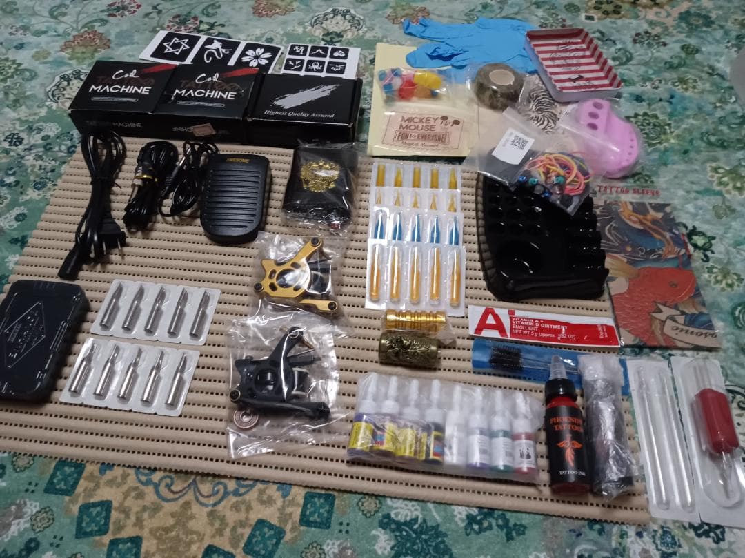 刺青 タトゥーマシン セット ggbg B ピアス ジャン 27 L