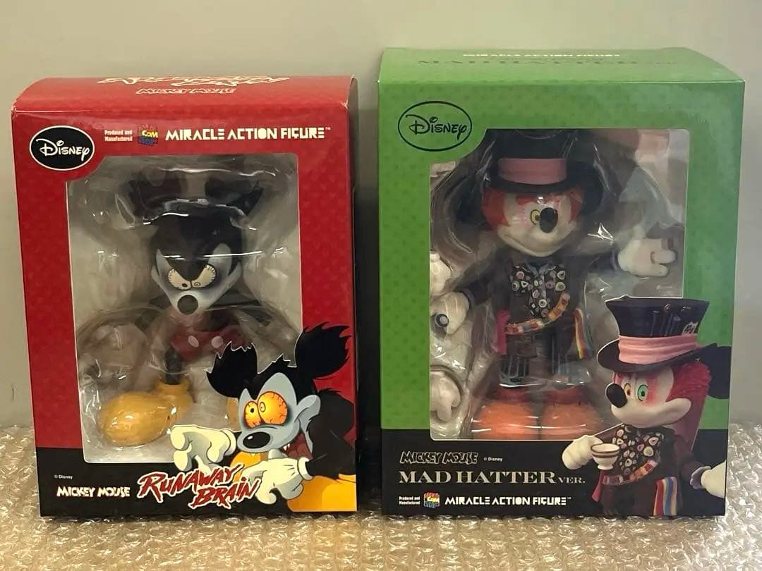 メディコムトイ ミッキーマウス ラナウェイブレイン マッドハッター フィギュア