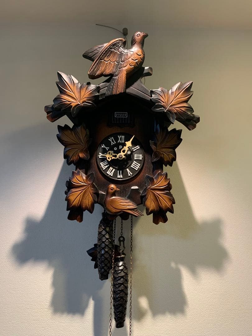 【稼動品】手塚時計✴︎本打式ハト時計 POPPO