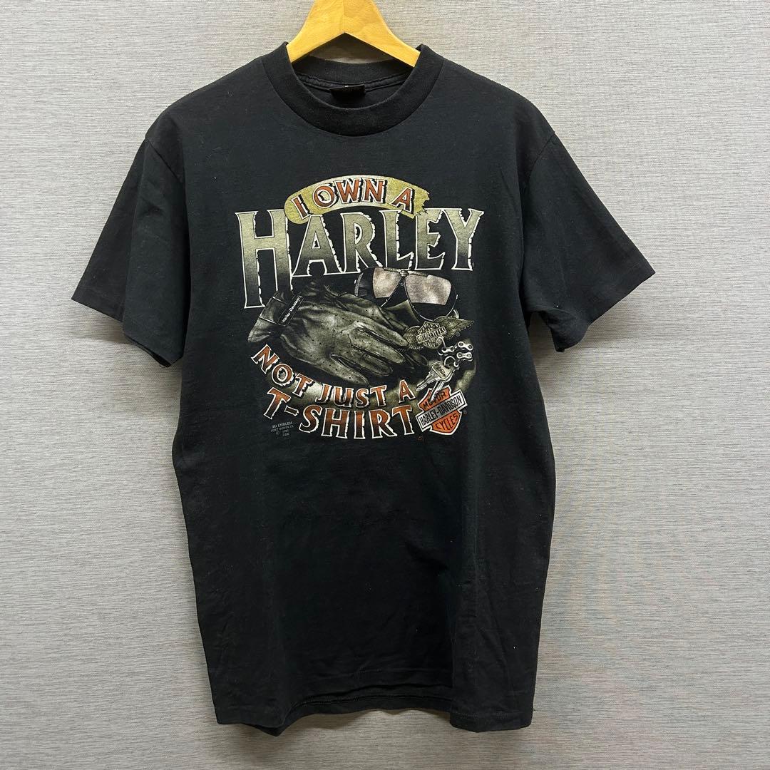 Harley Davidson 3D Emblem Tシャツ 90s USA製