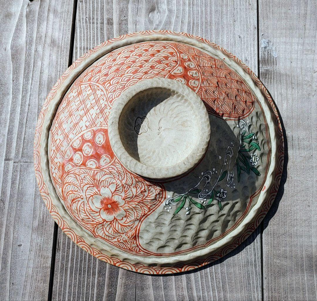 萬古焼、万古焼深皿