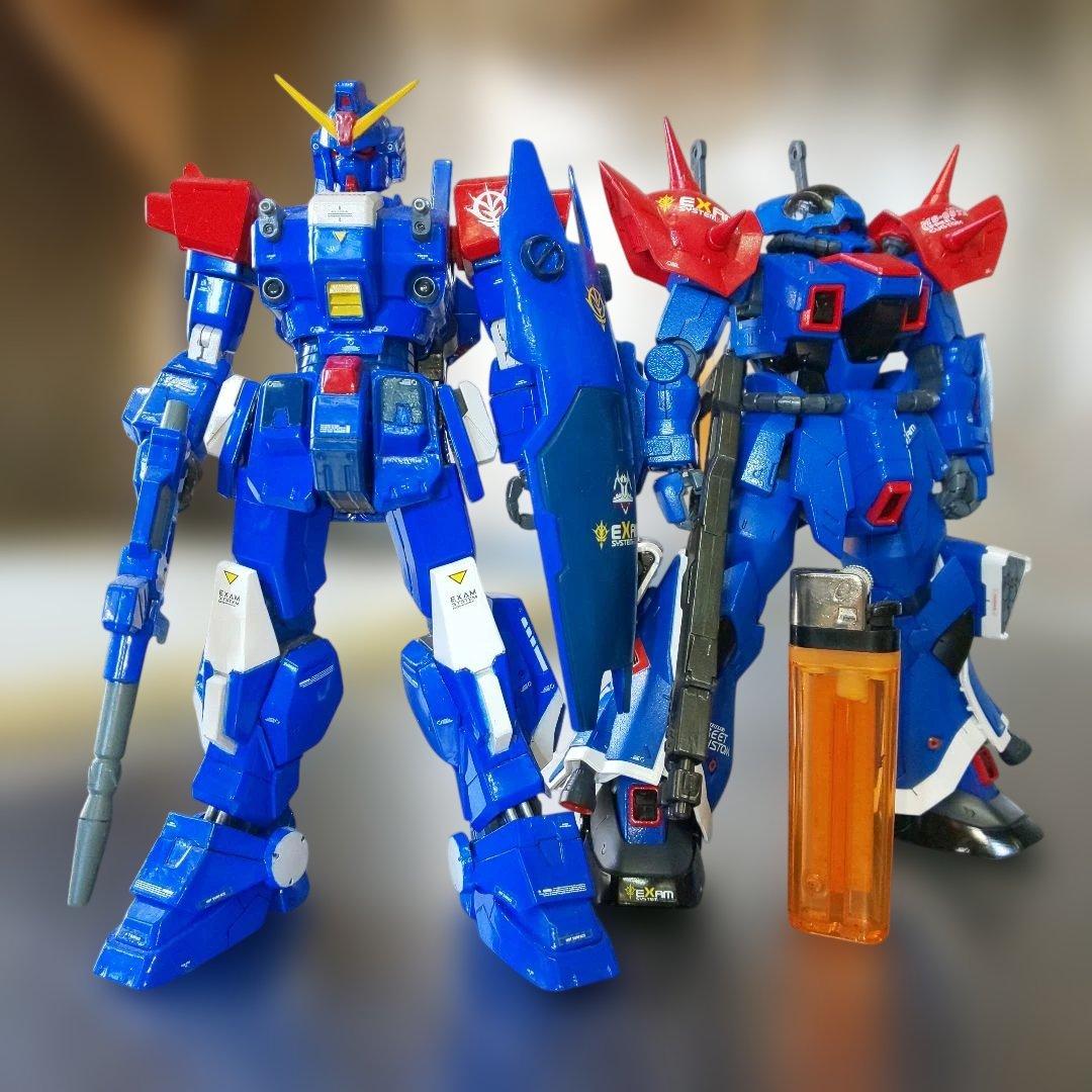 1/100 ブルーディスティニー２号機⭐️REイフリート改付き⭐️