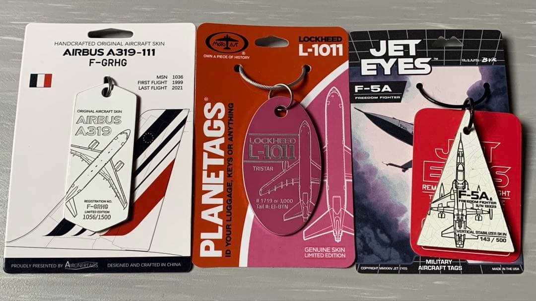 ハワイアン L-1011 エールフランス A319 米空軍 F-5A タグセット