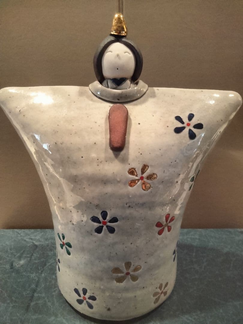 良品（good item）　雛人形（Hina doll）　陶器　作家、西崎和子