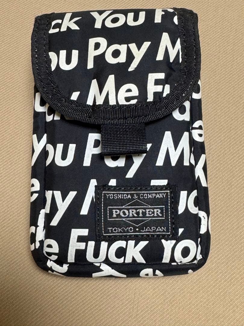 【美品レア】Supreme×PORTER ケース 黒