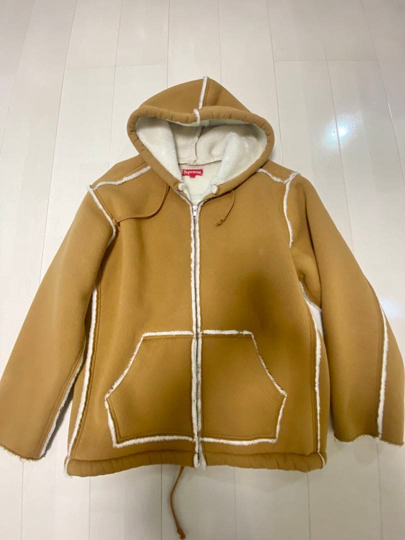 Supreme フリースパーカー Mサイズ ブラウン　シュプリーム