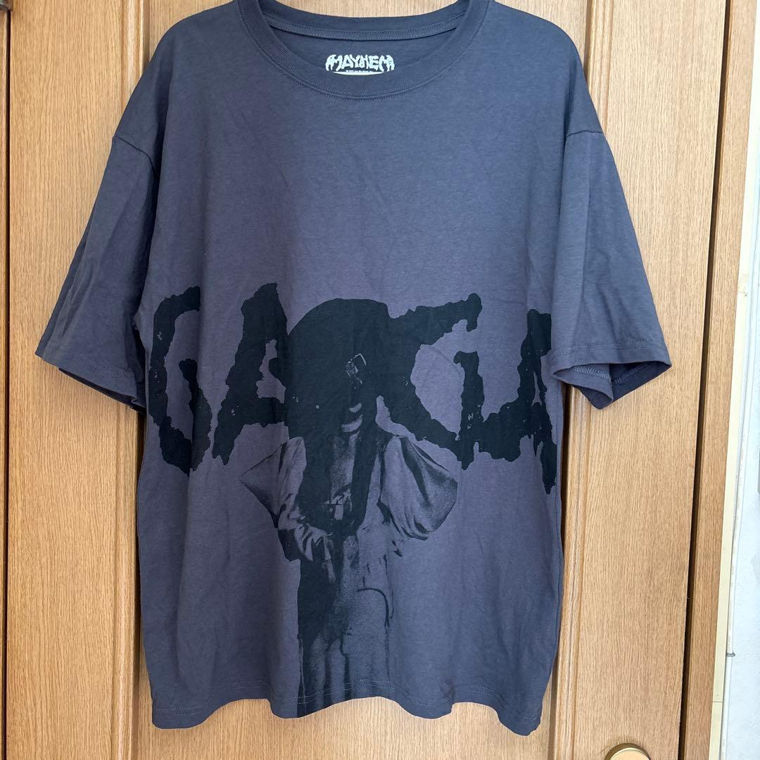 レディガガ　日本ポップアップ限定MAYHEM ガガ グラフィックTシャツ L