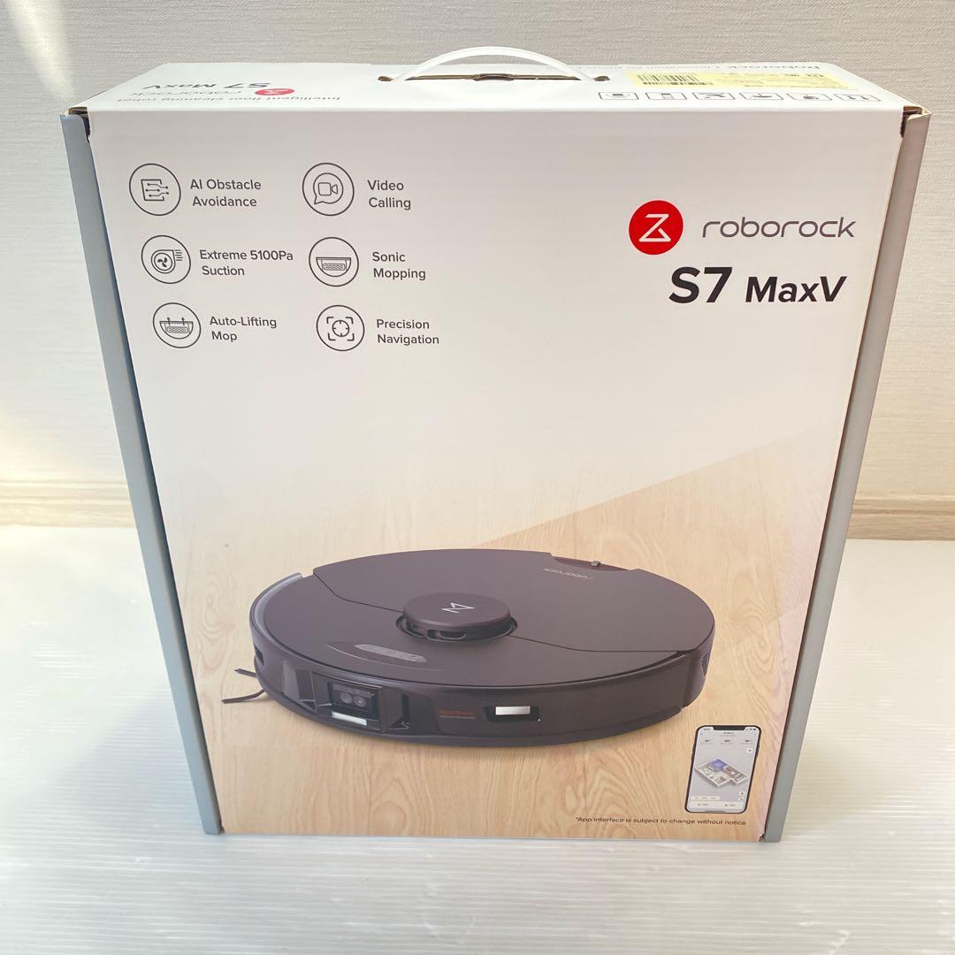 ROBOROCK S7 MaxV ブラック　ロボット掃除機　S7M52-04