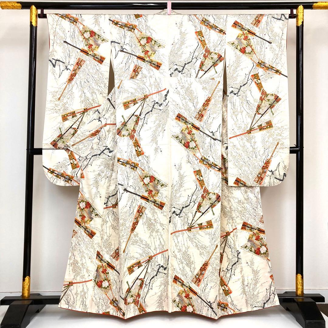 【TAMA屋】全て正絹 全て振袖 三松 鶴 花柄 まとめ売り 5点 TM2560