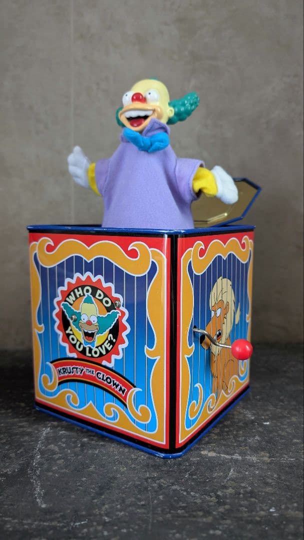 シンプソンズ クレイジークラウン ジャックインザボックス アメトイ