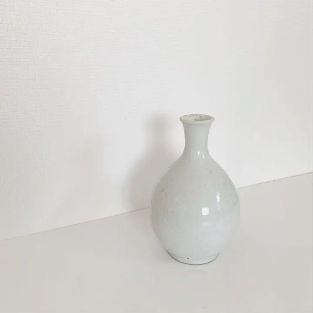 アンティーク 江戸時代の古伊万里 白大徳利