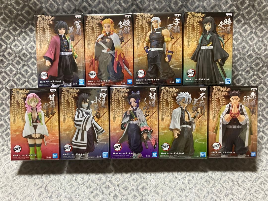 鬼滅の刃 絆の装 柱B９種 フィギュア