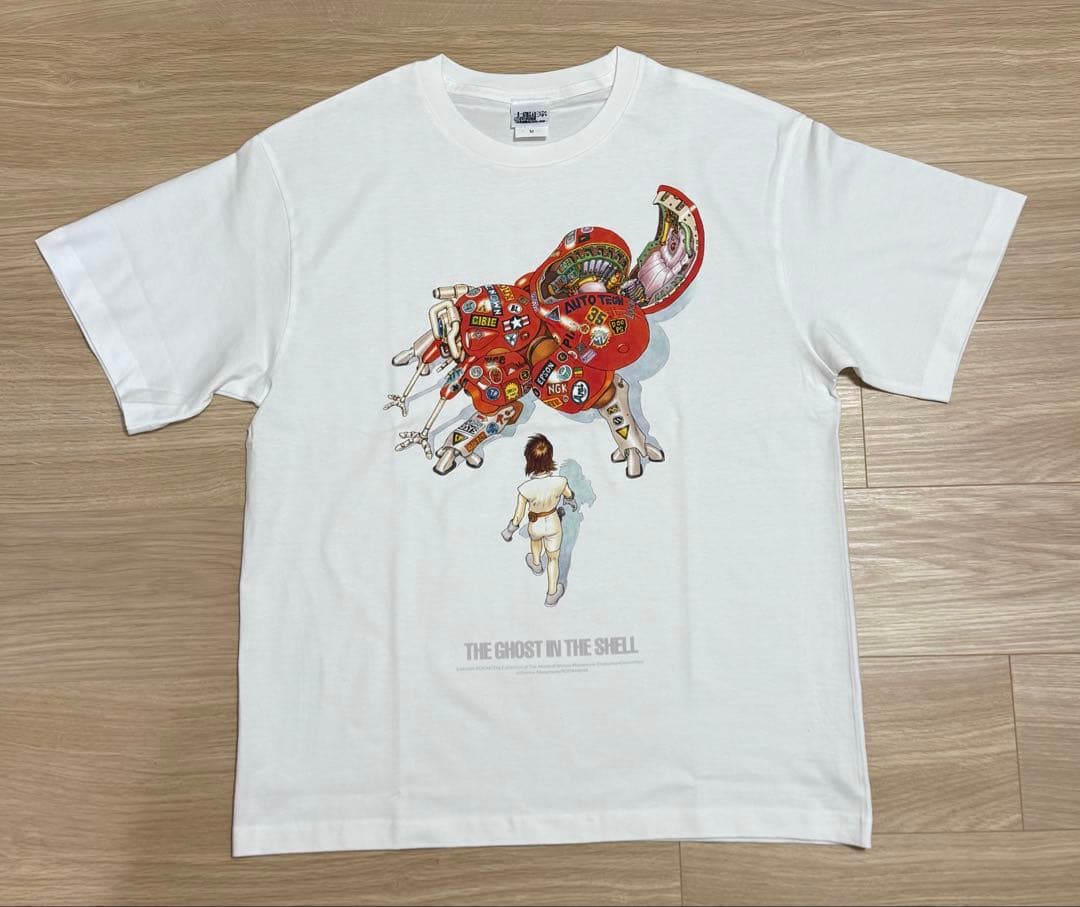 士郎正宗の世界展 大友克洋 攻殻機動隊 トリビュートイラスト Tシャツ M