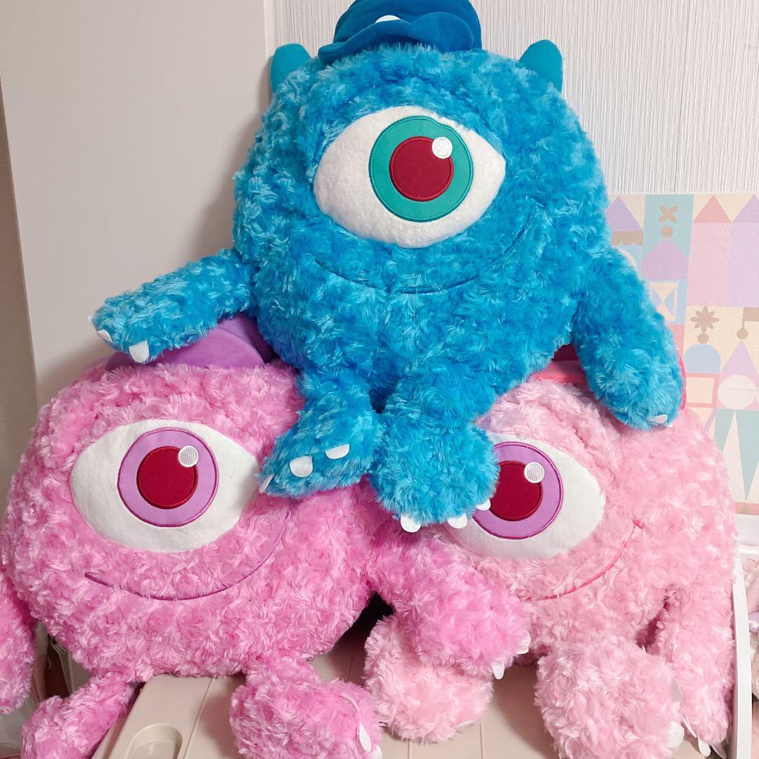 マイクワゾウスキー　ピクサー　モンスターズインク　ぬいぐるみ　レア　ネオンカラー