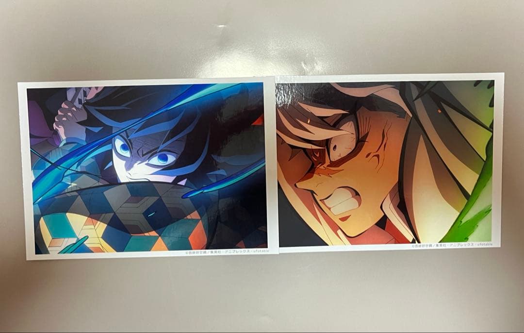 鬼滅の刃 柱稽古編 ブロマイドくじ 義勇 実弥 セット